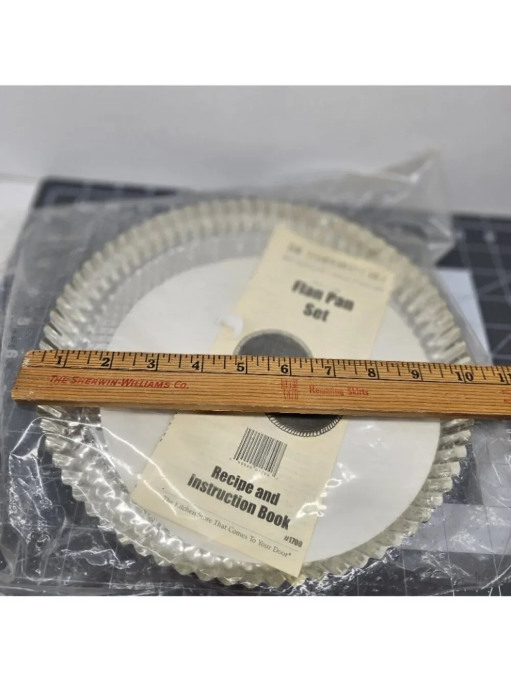 Set of Two Vintage 1996 Pampered Chef FLAN PAN Tarts Desserts